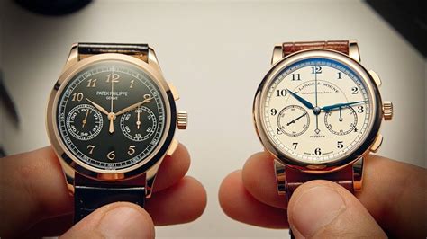 patek philippe vs a lange|lange vs patek chronograph.